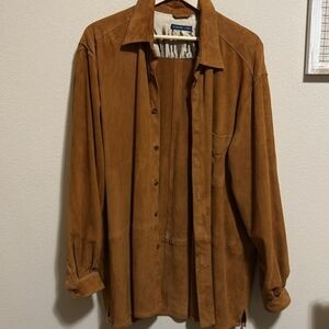 McKenzie Tribe XL Suede Vintage Shirt / Jacket